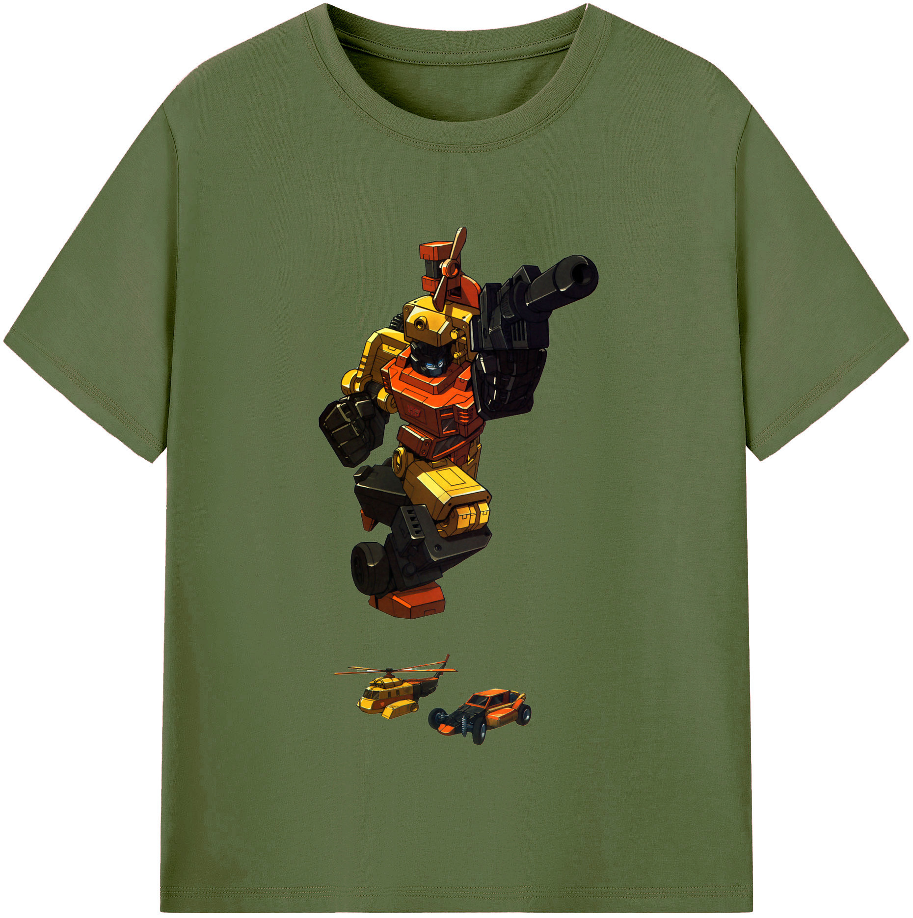 （画像用）  綿100％半袖Tシャツ（フロントプリント）
